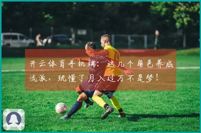 开云体育手机端：这几个角色养成流派，玩懂了月入过万不是梦！